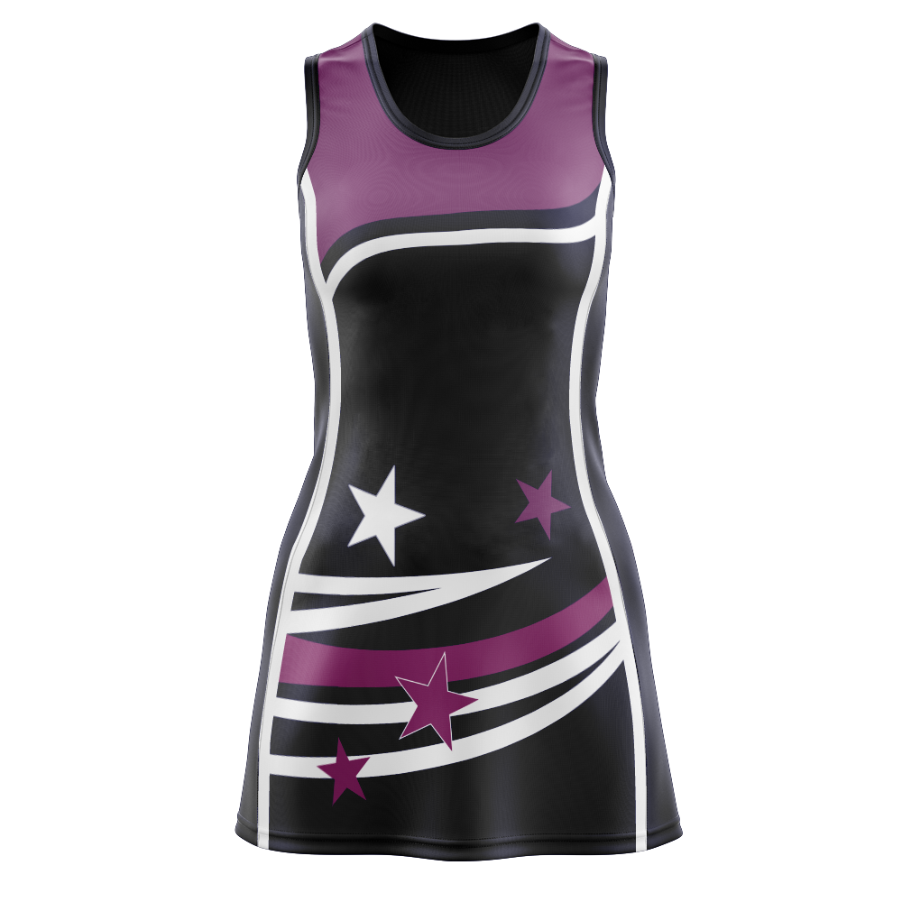 stars lighweight netball dress