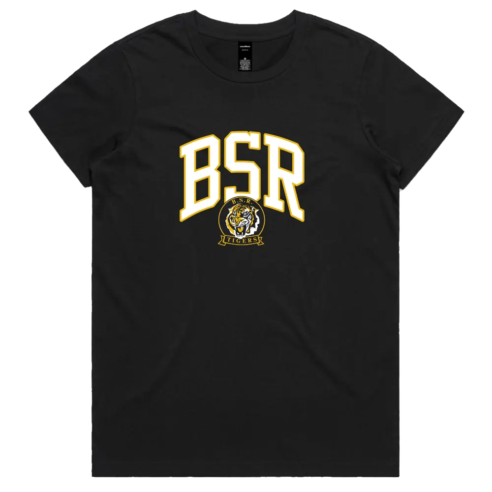 BSR Tigers Netball Club Mens Tee (Black)