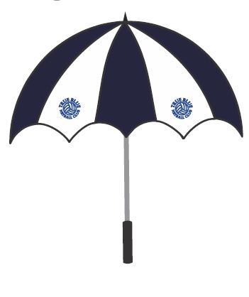 TRUE BLUE NC UMBRELLA - Sportscentre