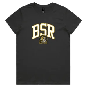 BSR Tigers Netball Club Mens Tee (Coal)