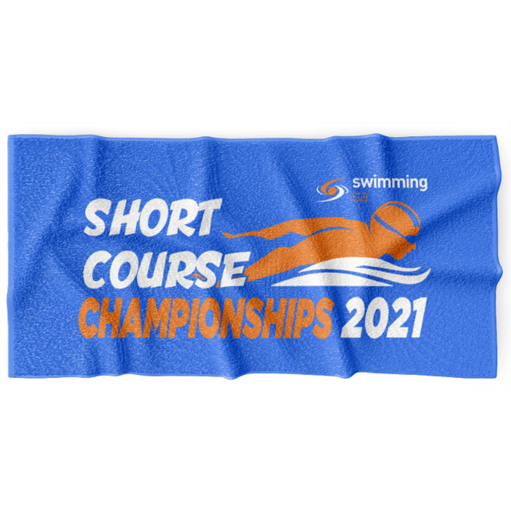 Swimming SA Short Course Sub Hand Towel Sportscentre