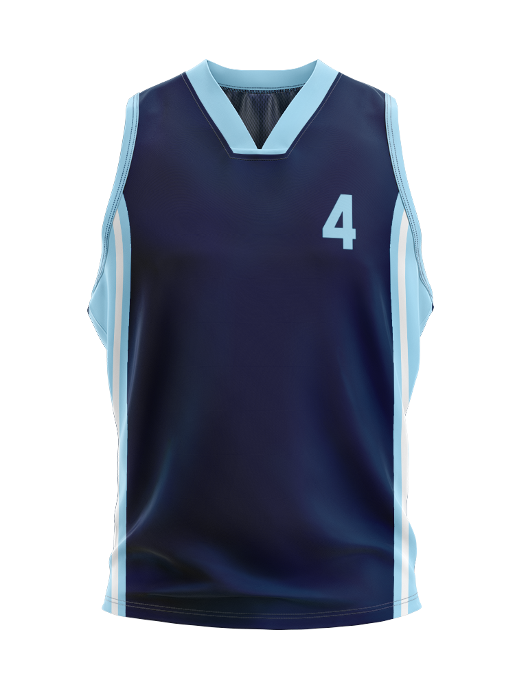 Team-branded basketball singlet