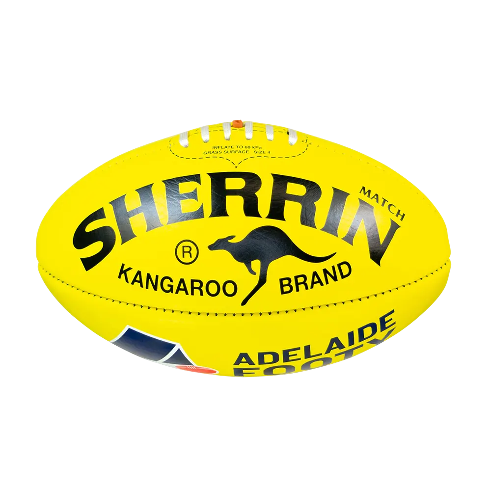 Sherrin Women's Match Ball Size 4- Red and Yellow - Image 2