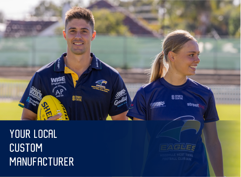 Custom sportswear manufacturer in Adelaide and Perth, Australia