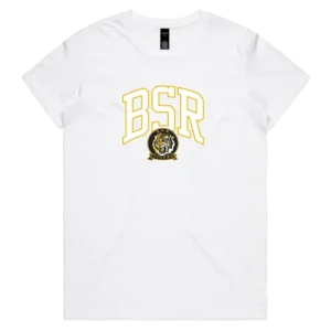 BSR Tigers Netball Club Mens Tee (White)