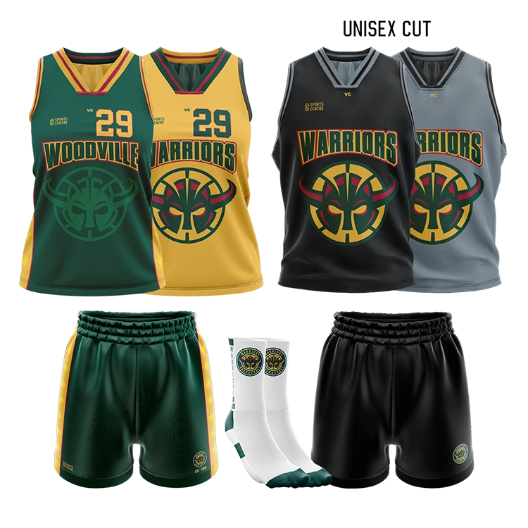 Woodville Warriors Basketball Club Women's Uniform Pack