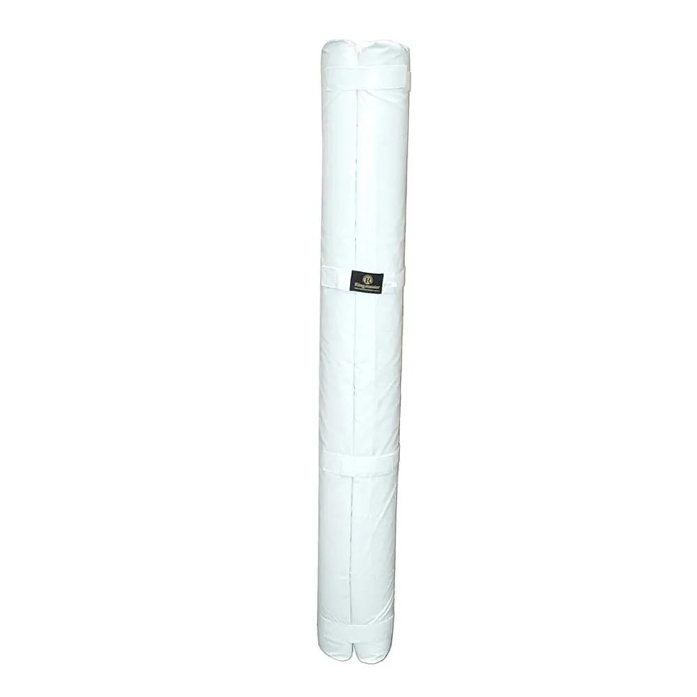 Fb Goal Post Guard Cylindrical 2500Mm H X 80Mm I/D - White