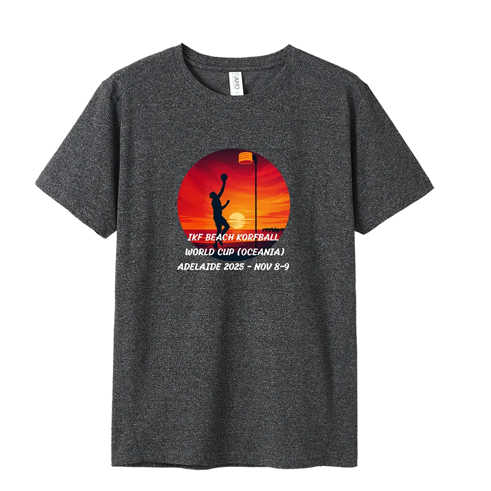 IKF Beach Korfball World Cup 2025 Tee (Dark Heather)