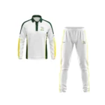 Sevenhill Cricket Club long sleeve polo and track pants pack front view