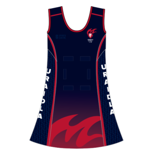 Uraidla Netball Club Playing Dress Wide Back