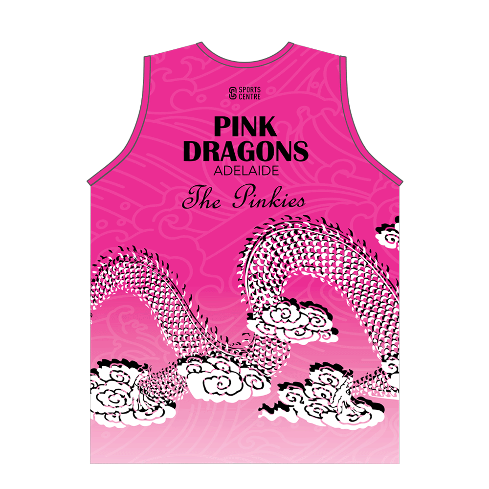 Pink Dragons Adelaide Ladies Singlet - Image 2