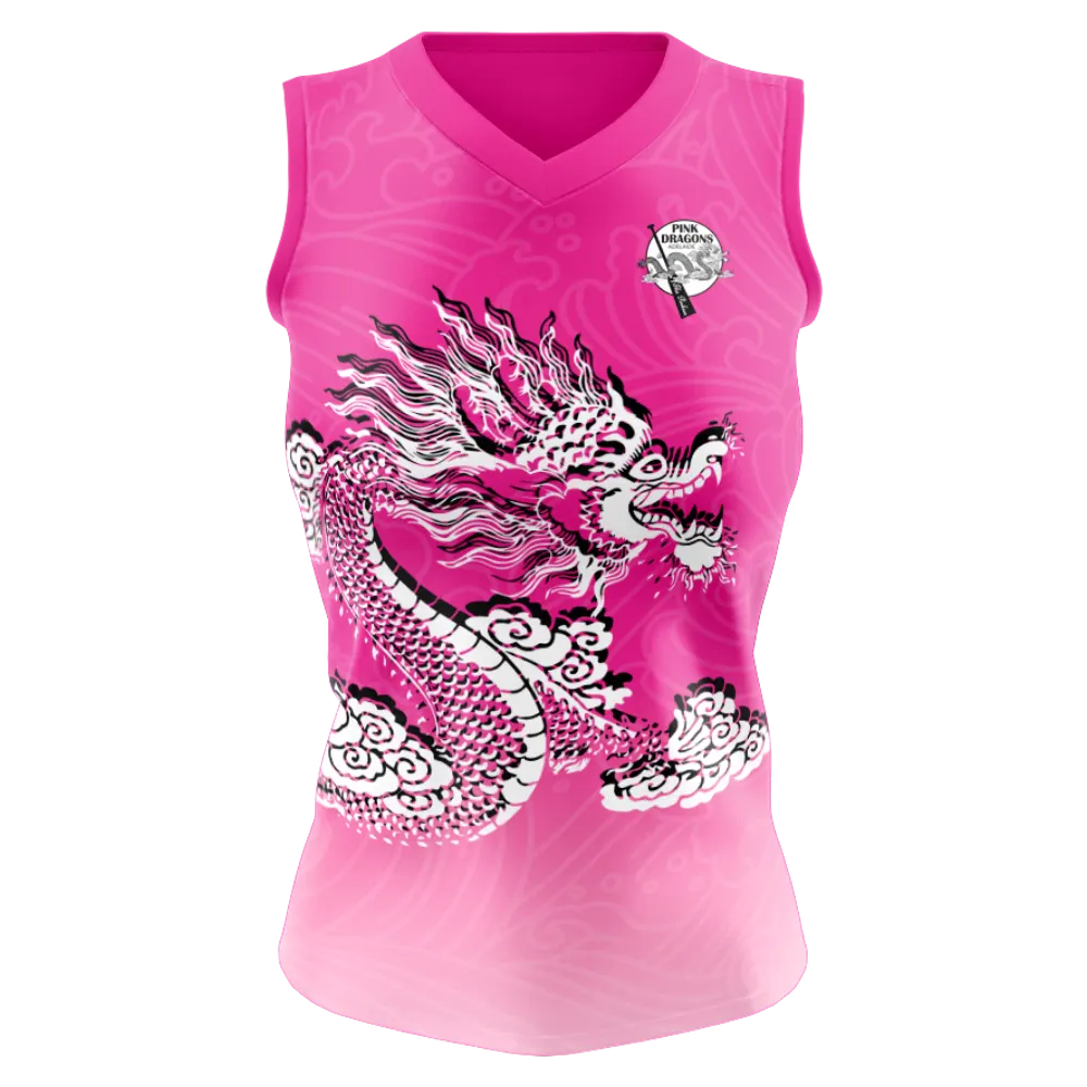 Pink Dragons Adelaide Ladies Singlet