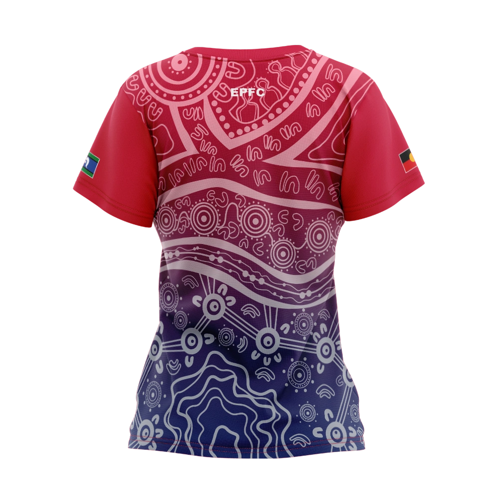 Eastern Park Football Club Women's Indigenous Warm Up Tee - Image 2