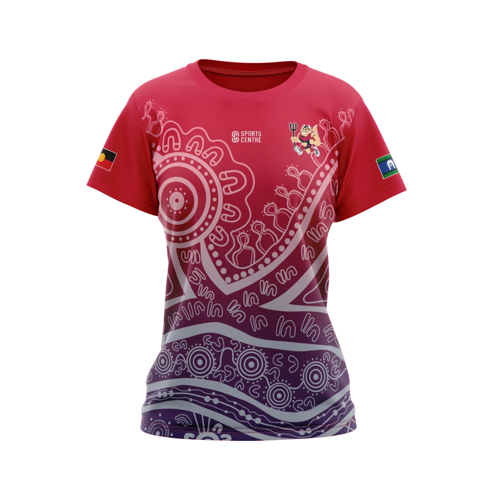 Eastern Park Football Club Women's Indigenous Warm Up Tee