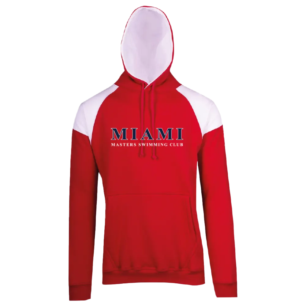 Miami Masters Swim Club Hoodie (Red/White)