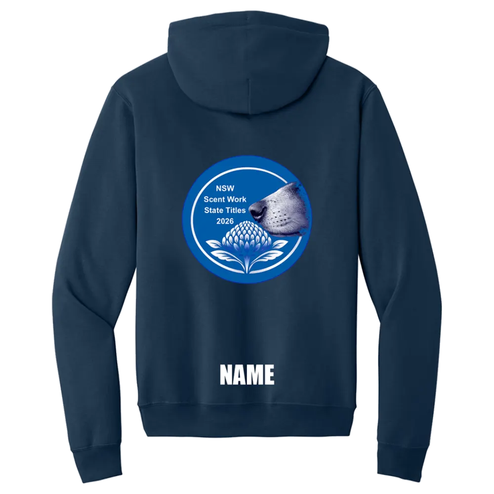NSW Scent Work State Titles Hoodie - Image 2