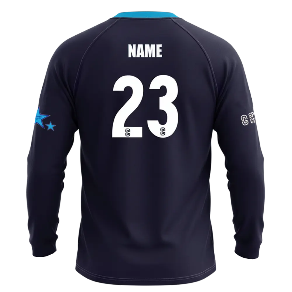 Echoes Basketball Club Mens L/S Warm Up Top - Image 2