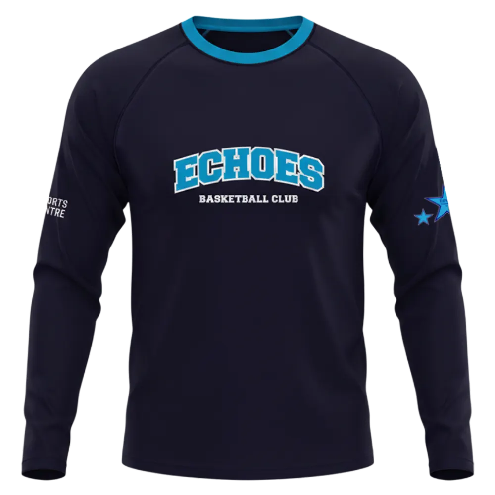Echoes Basketball Club Mens L/S Warm Up Top
