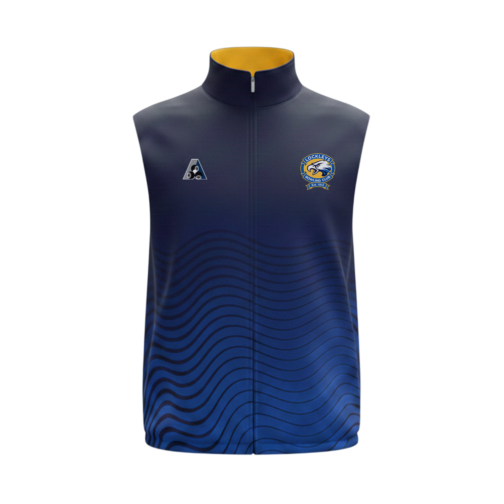 Lockleys Bowling Club 2-in-1 zip-Off Sleeve Track Jacket - Image 2