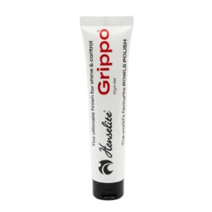 Henselite Grippo flip-top tube, lawn bowls polish and grip