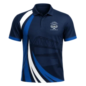 Lutheran Tennis Club Polo, fully sublimated custom design