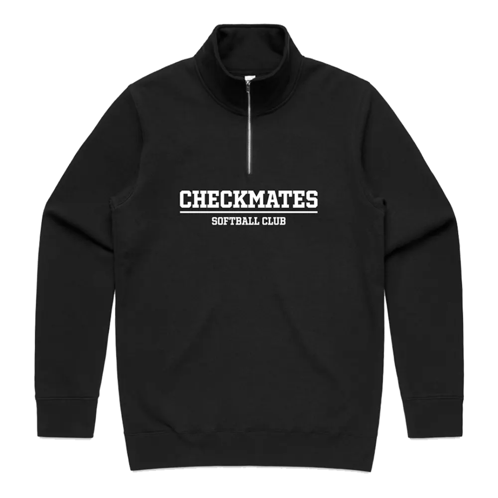 Checkmates Softball Club Qtr Zip Fleece