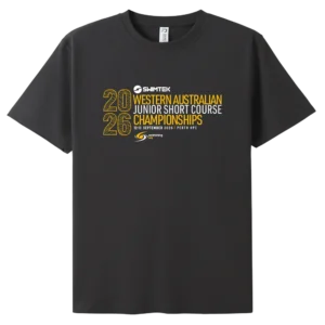 Swimtek WA JSCC 2026 Event Tee in New Charcoal