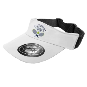 Lutheran Tennis Club Visor (White)