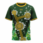Olympic Dam SC Indigenous Tee, custom sublimated design