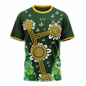 Olympic Dam SC Indigenous Tee, custom sublimated design